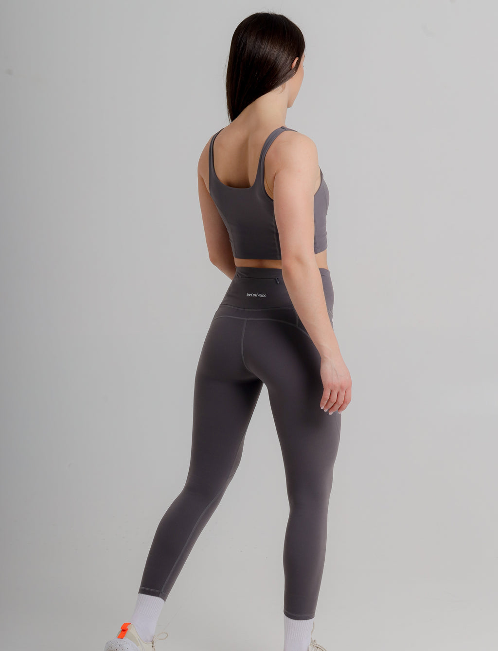 Active Grey Leggings with Pockets