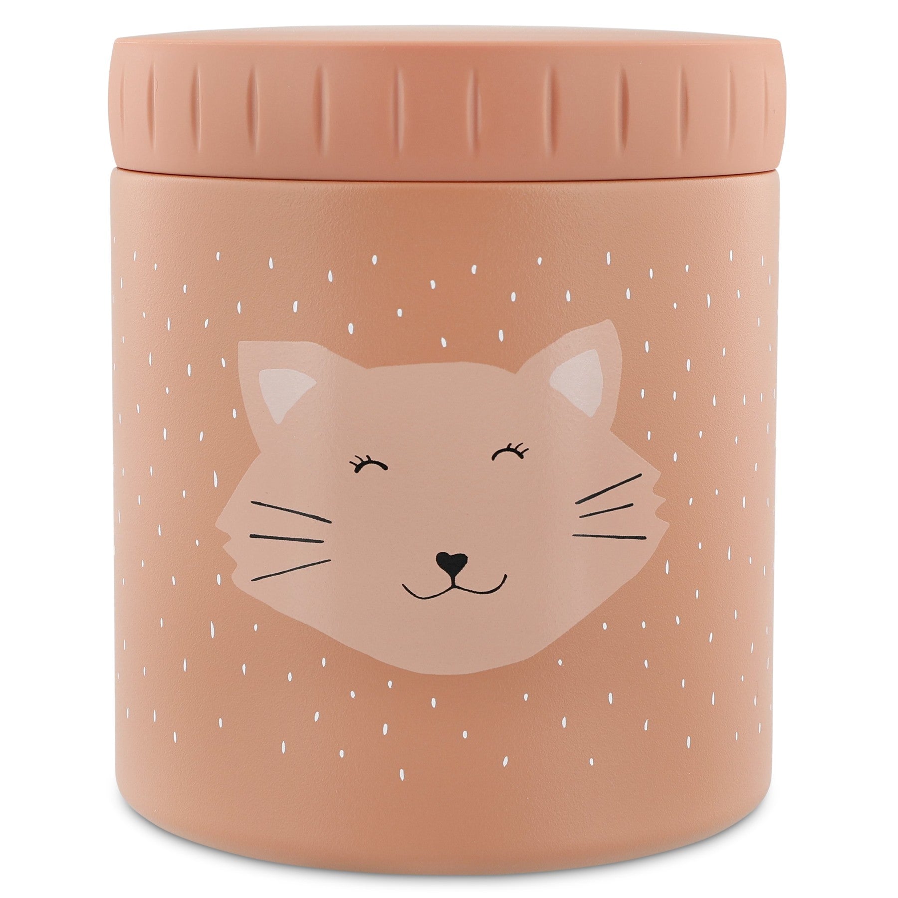 School Lunch Fun with Friendly Insulated Stainless Steel Food Jar - Safe, Durable & Leakproof by Trixie Baby at www.brixbailey.com