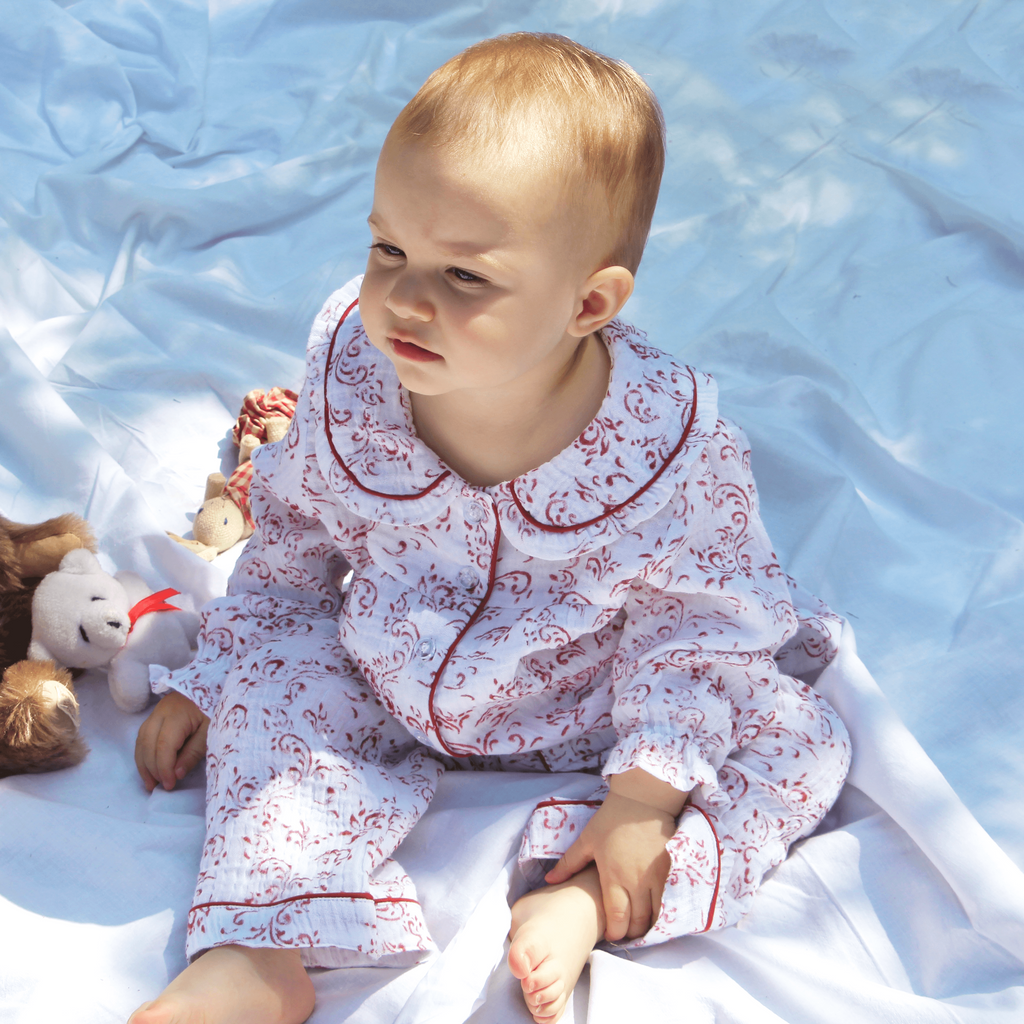 Paisley Organic Muslin Pyjamas
