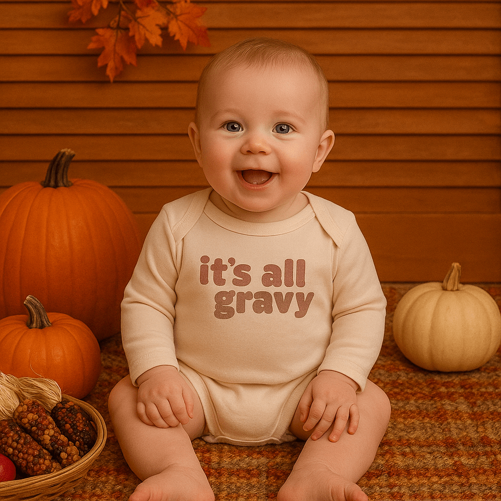 All Gravy Long Sleeve Graphic Bodysuit