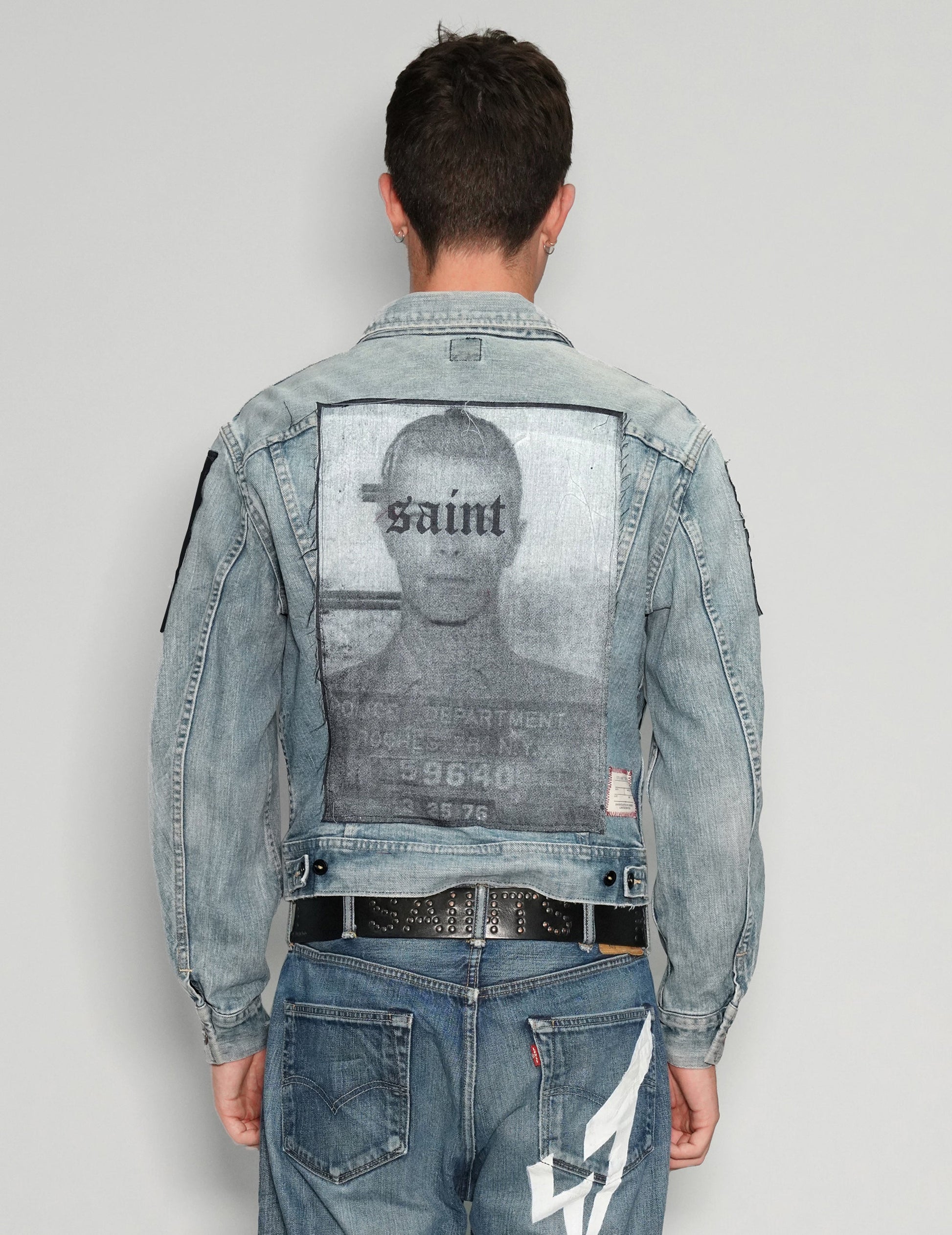 Vintage Patched Denim Jacket