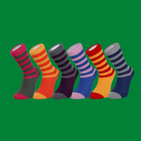 Socks For Jeans - Bright Everyday Merino Socks - 6 Pair Bundle (£14 per pair)