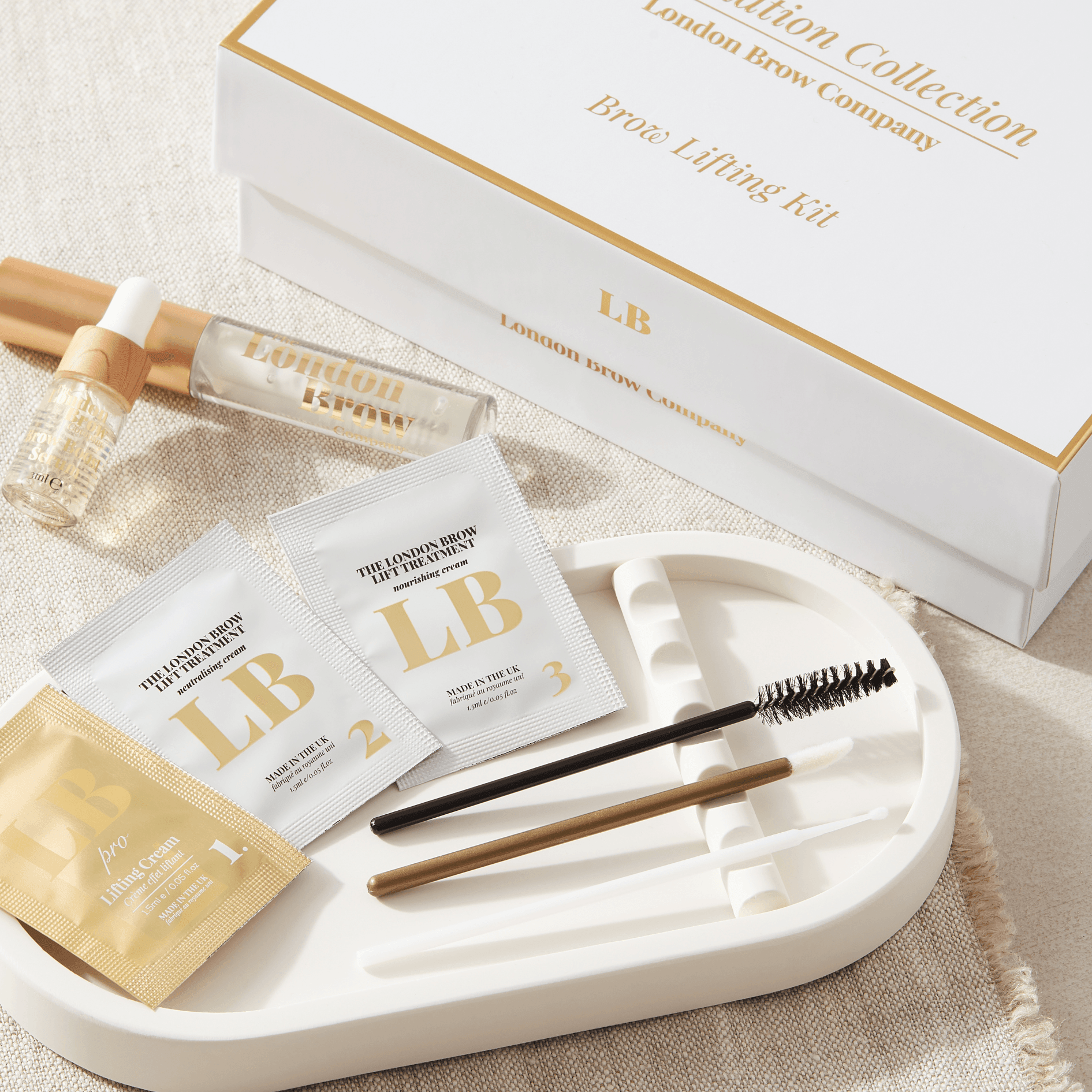 Oval Tool Tray - Natural Handmade Jesmonite