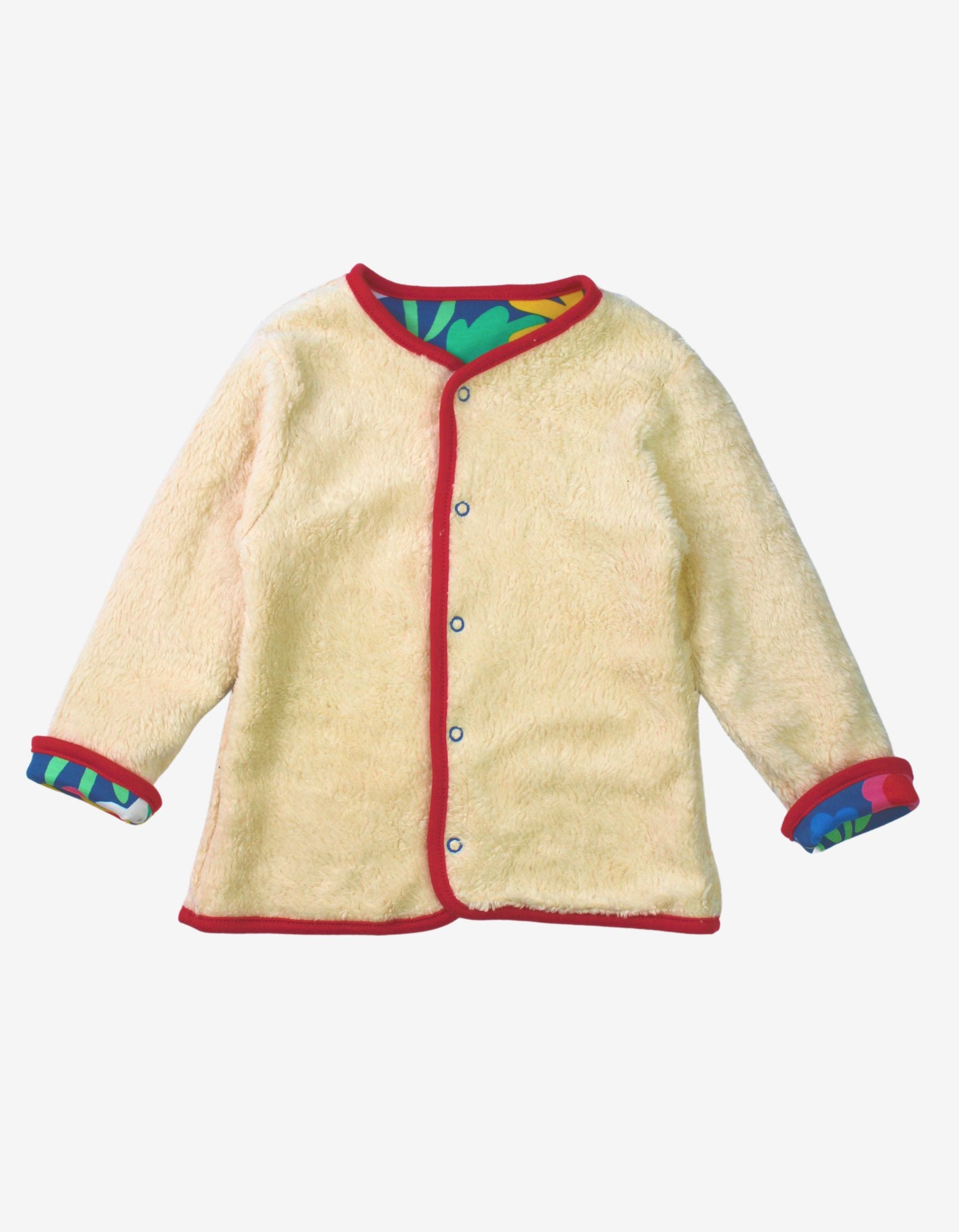 Organic Bold Floral Reversible Jacket for Kids