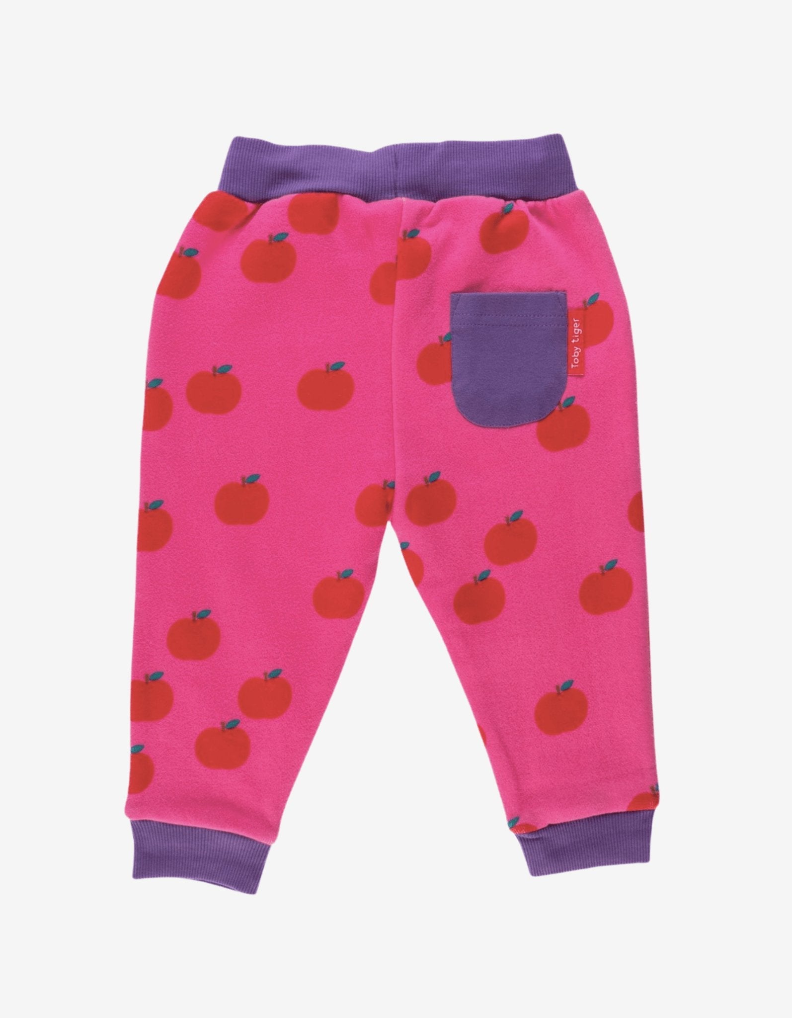 Organic Apple Print Joggers for Kids