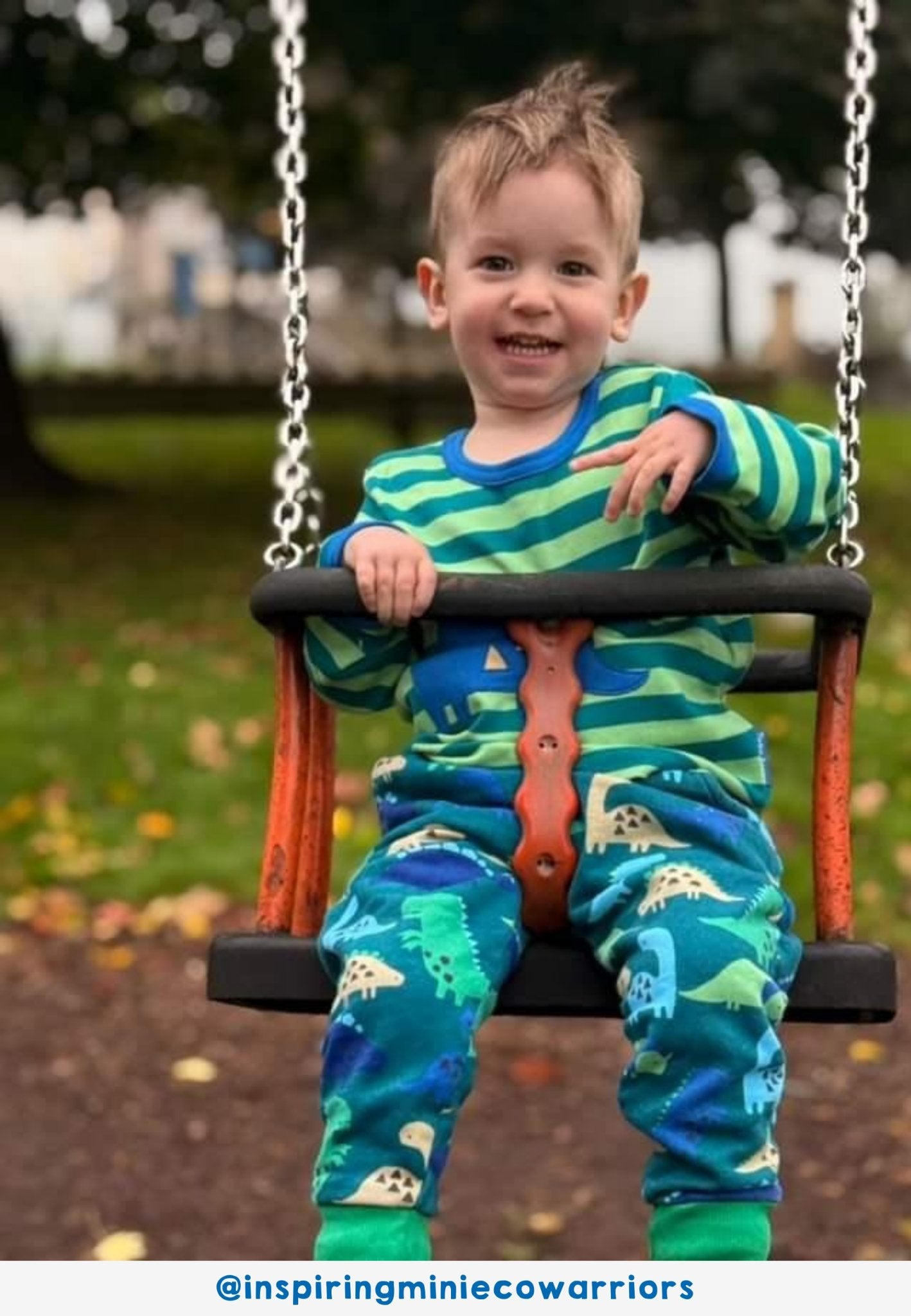 Organic Tonal Dinosaur Print Joggers for Kids