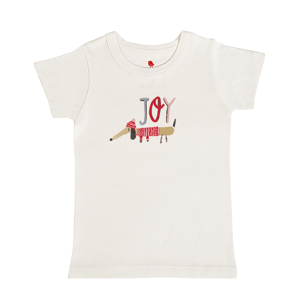 Joy Dog Graphic Tee for Toddlers