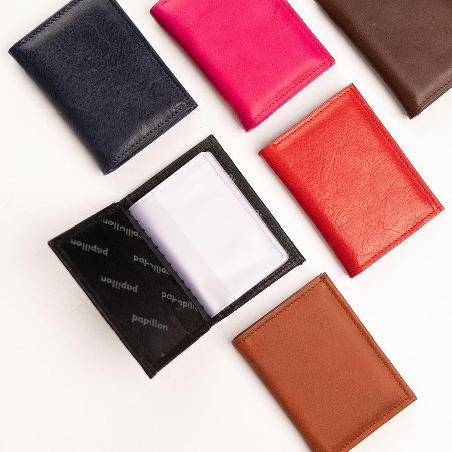 Papillon Leather Card Holder 21-46 – Handmade & Durable by Papillon at www.brixbailey.com