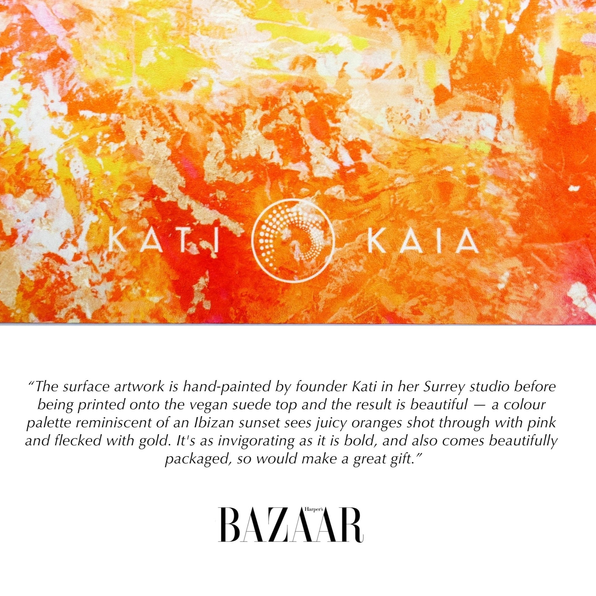 Aurelia Orange Travel Yoga Mat