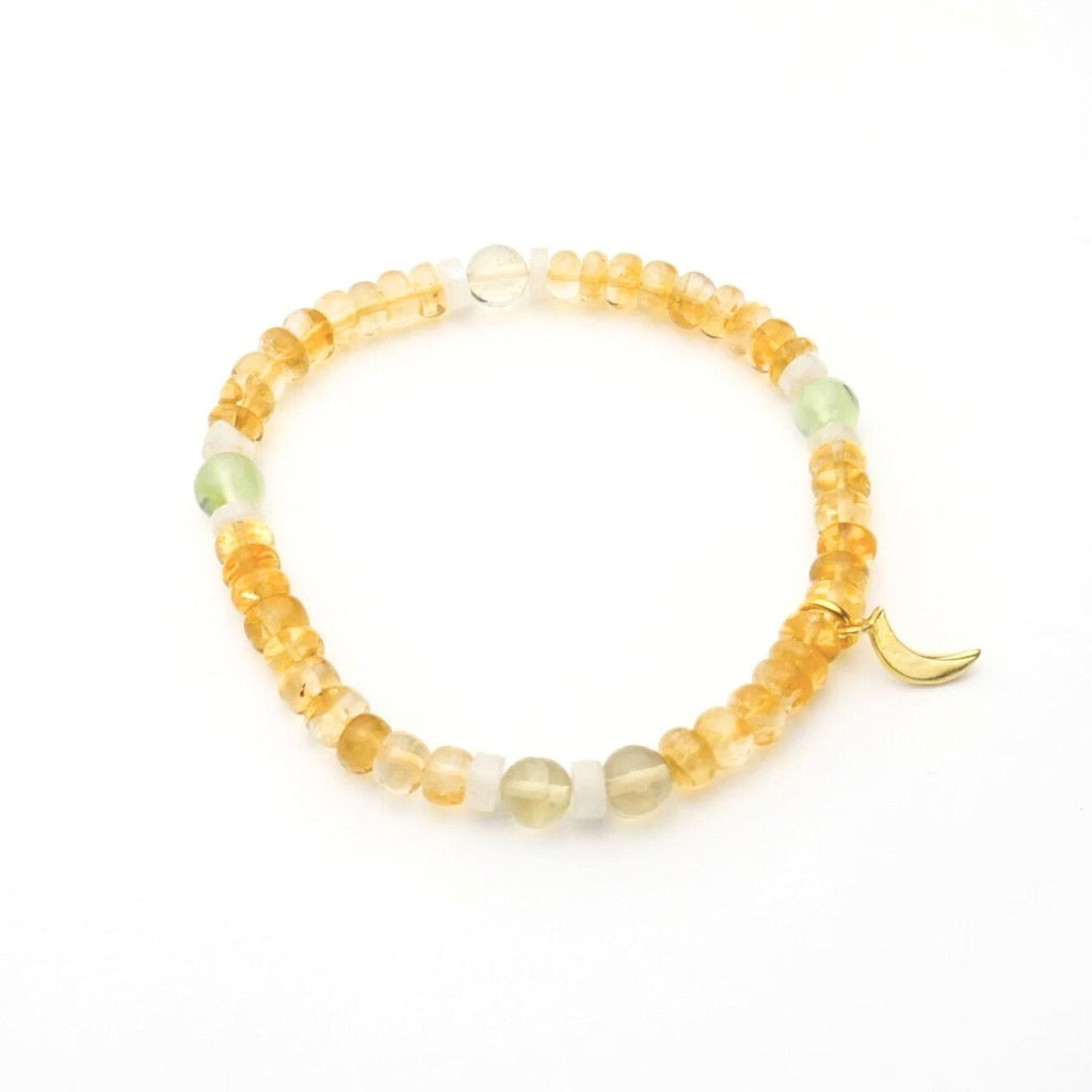 Citrine Crystal Set - Necklace & Bracelet