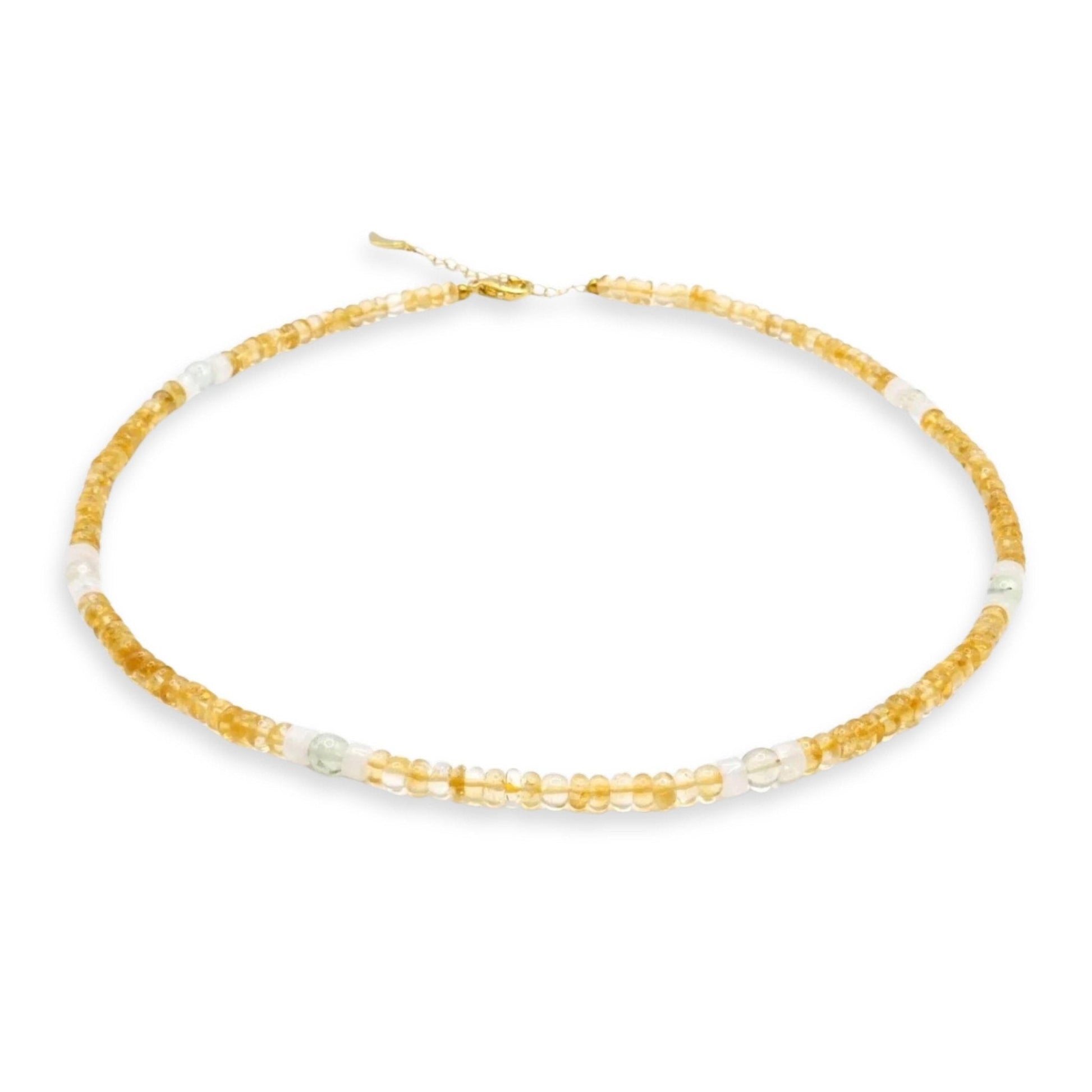 Citrine Crystal Set - Necklace & Bracelet