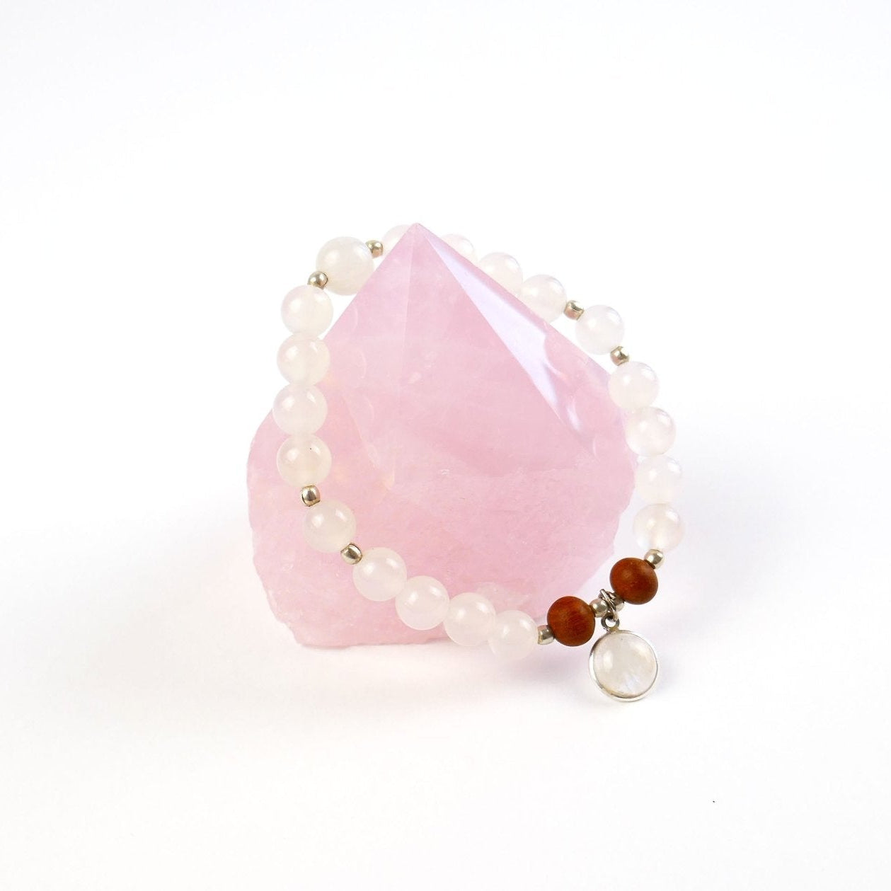 Selene Mala Moonstone Set