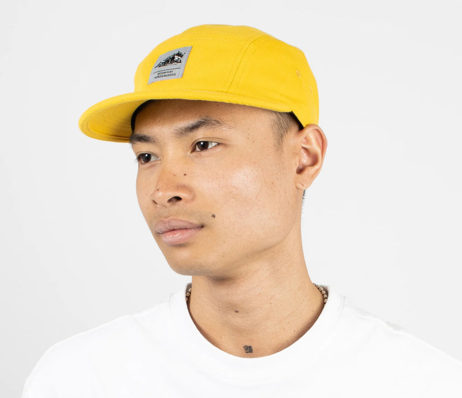 Stinky Five Panel Cap - Yellow