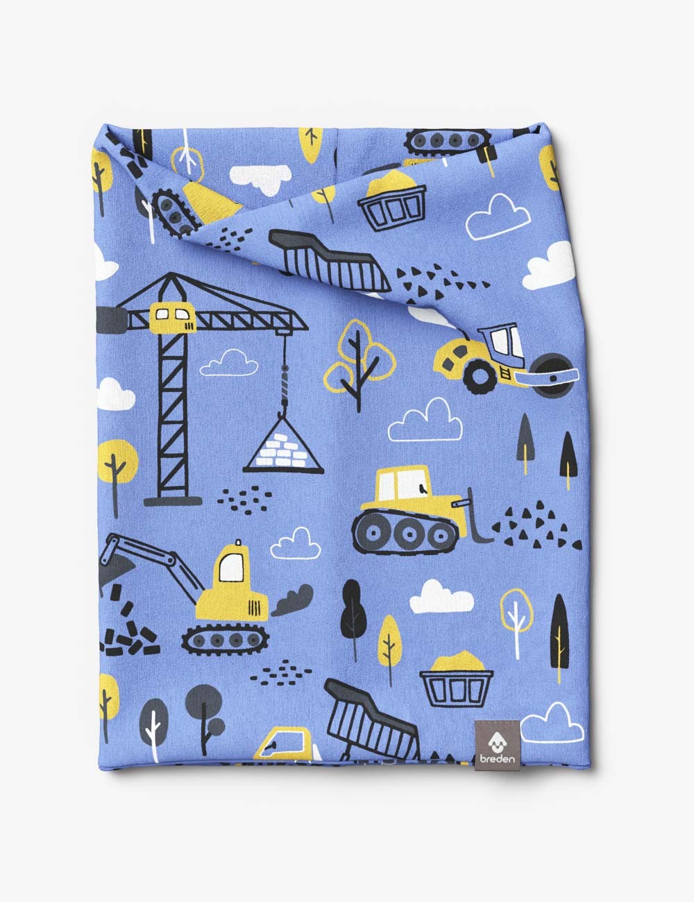 Double Cotton Tube-Scarf TOBIAS - Easy Wear for All Seasons, Oeko-Tex Certified, Made in Europe by Breden at www.brixbailey.com