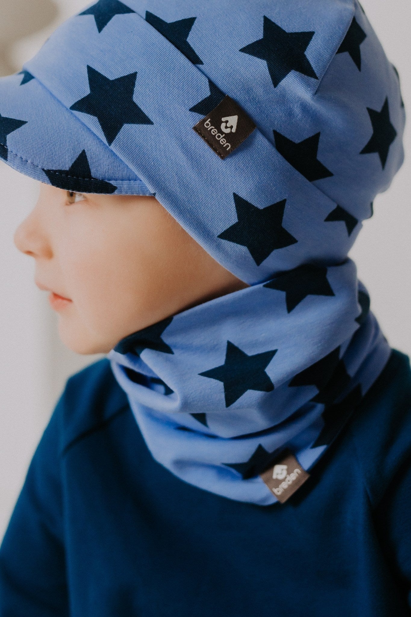 Double Cotton Tube-Scarf TOBIAS - Easy Wear for All Seasons | Oeko-Tex Certified by Breden at www.brixbailey.com
