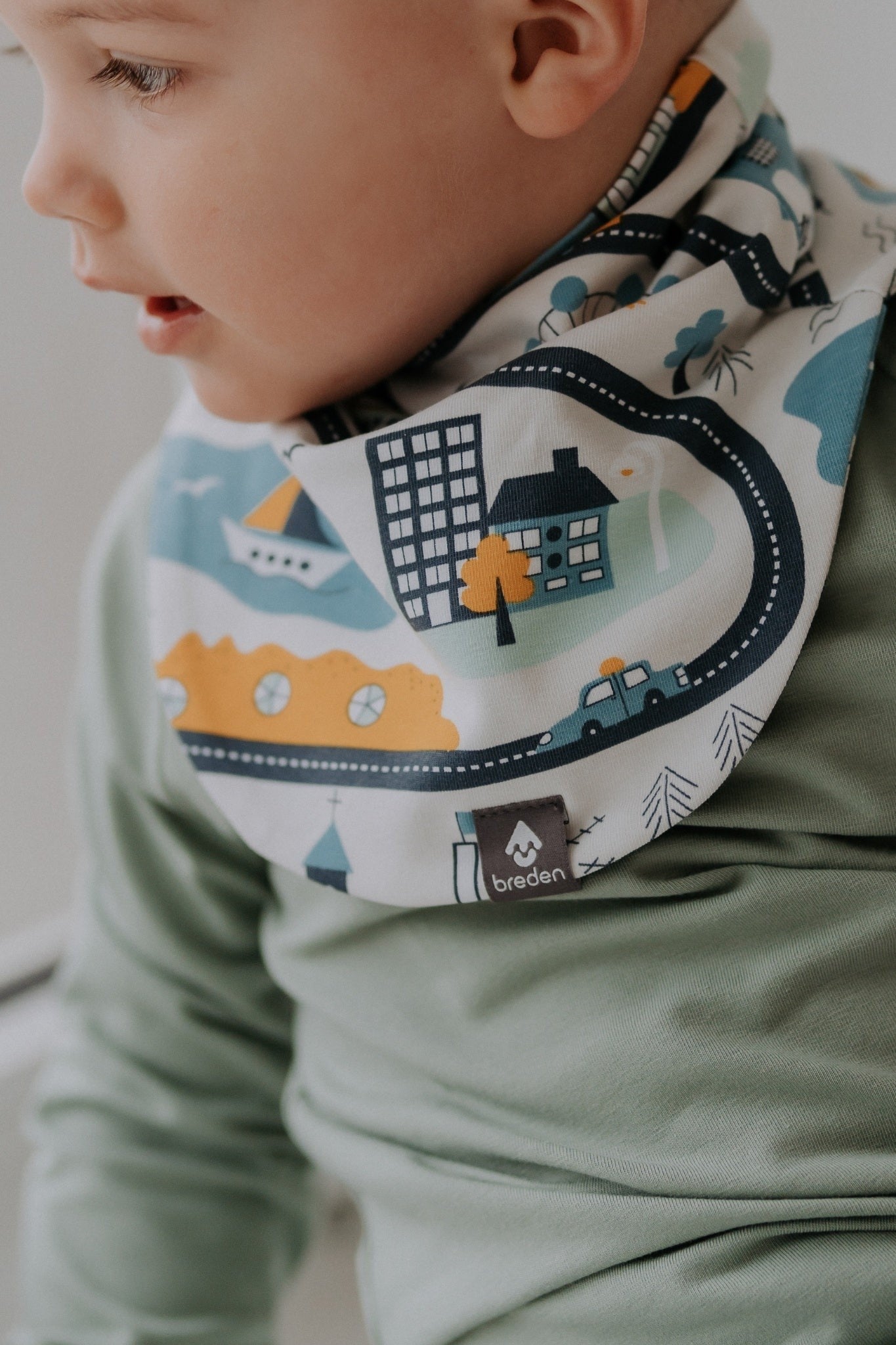 Double Cotton Neckwear TARON for Kids: Extra Torso Protection - Ideal for Mild Weather by Breden at www.brixbailey.com