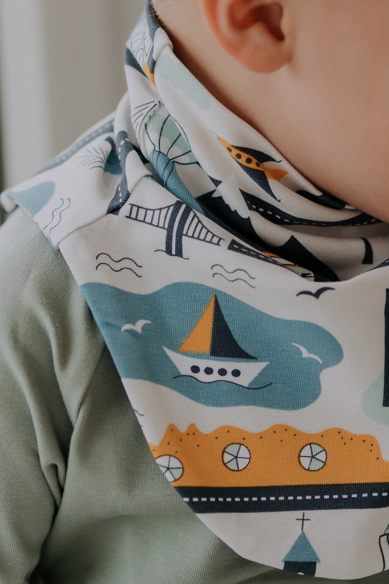 Double Cotton Neckwear TARON for Kids - Extra Torso Protection | Made in Europe by Breden at www.brixbailey.com