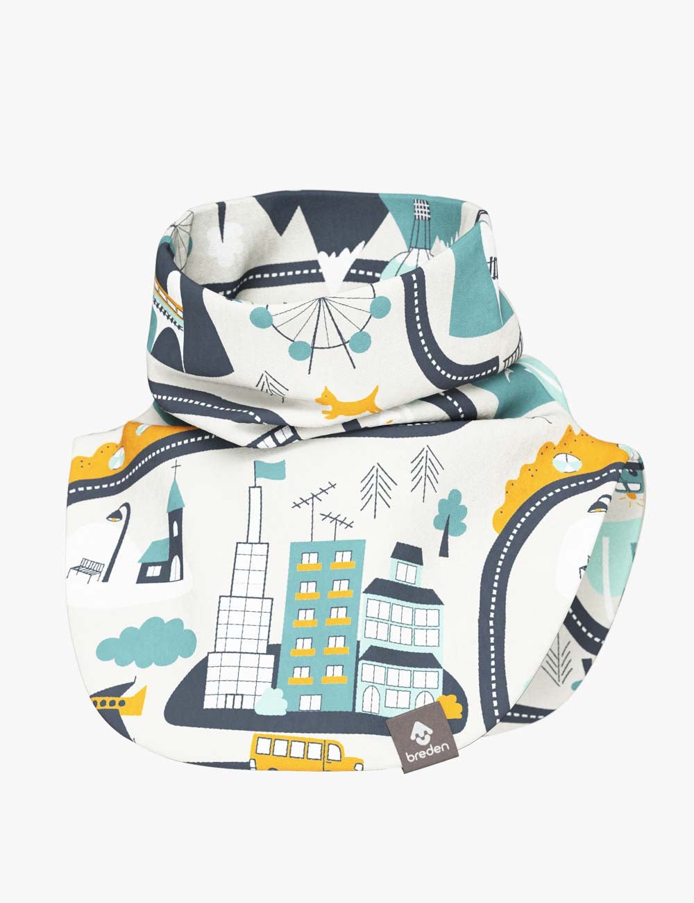 Double Cotton Neckwear TARON for Kids - Extra Torso Protection, Oeko-Tex Certified by Breden at www.brixbailey.com