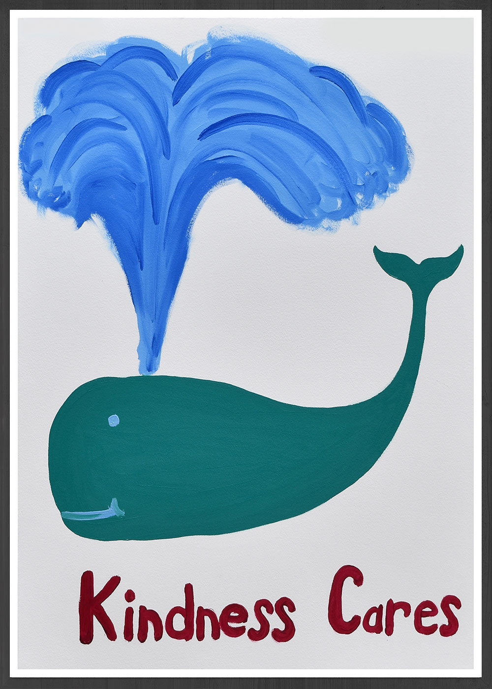 Kindness Cares Quirky Art Print