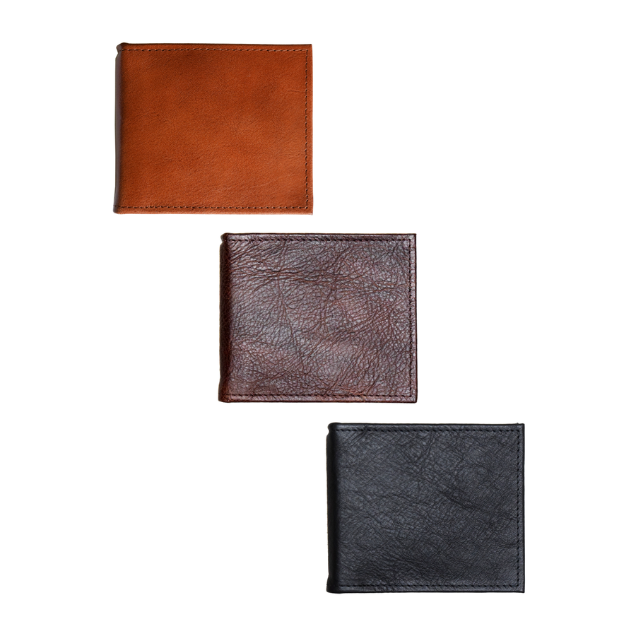 Handmade Leather Wallet No. 33 – Money Clip & Card Slots by Papillon at www.brixbailey.com