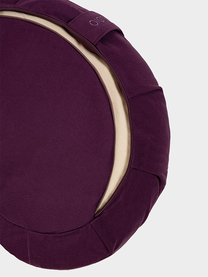 Yoga Studio European Organic Buckwheat Zafu Crescent Cushion