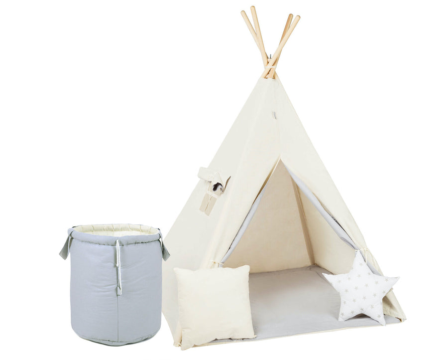 Eeyore Tipi Tent Set – Soothing Kids Play Area & Storage by Sówka at brixbailey.com