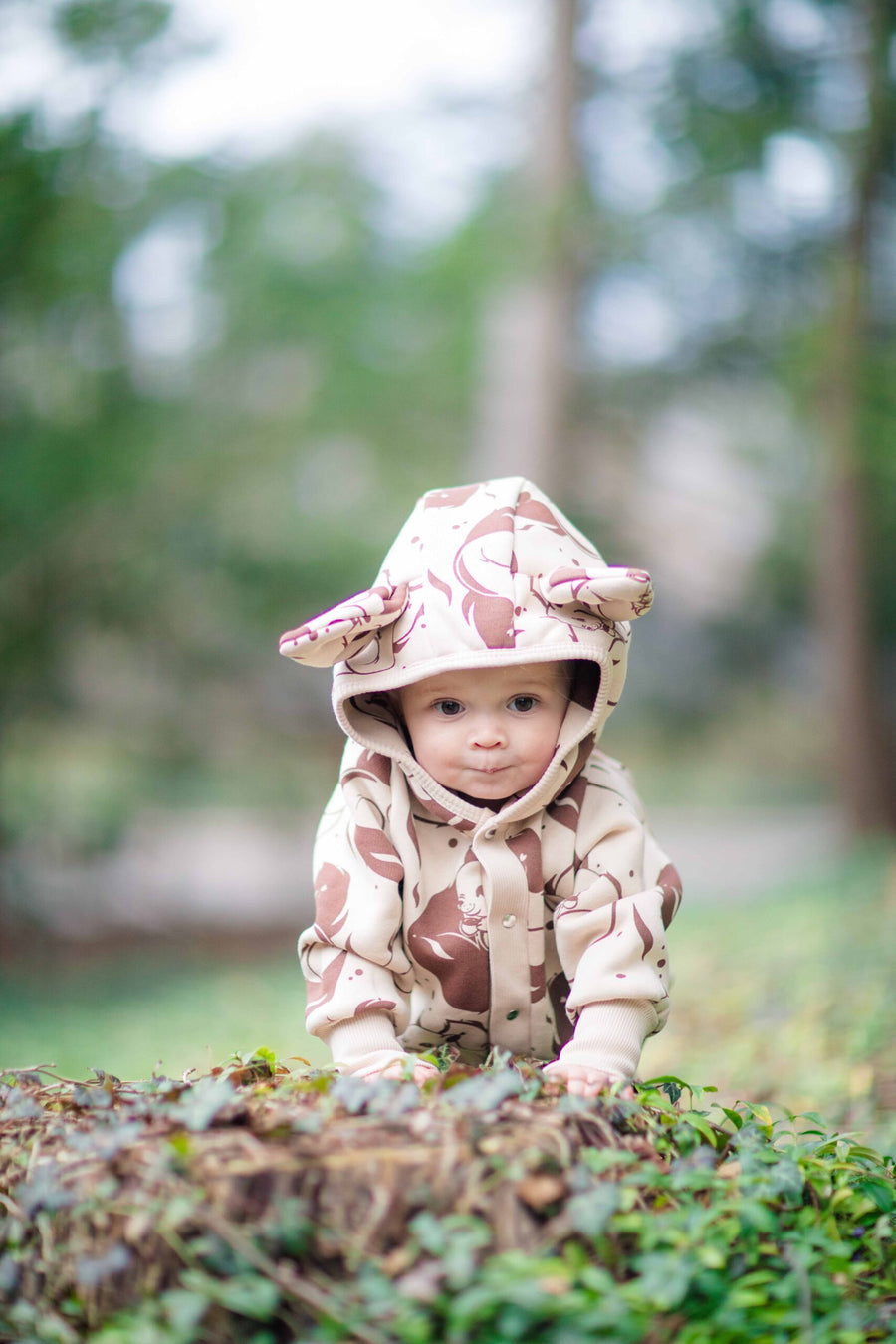 Cute Bear Hooded Jumpsuit for Kids – Cozy & Stretchy Cotton by Zezuzulla at www.brixbailey.com