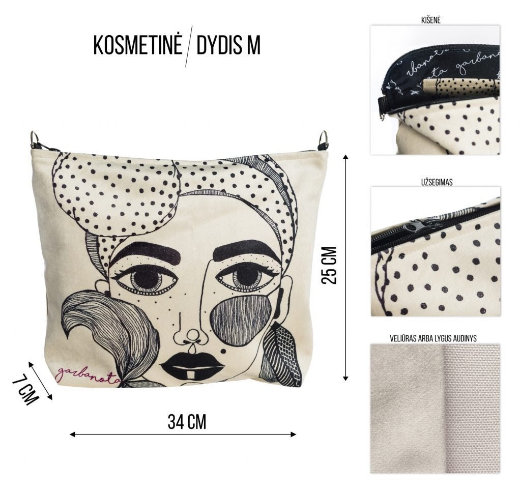 Handmade Makeup Bags by Garbanota – Artistic & Durable by Garbanota at www.brixbailey.com