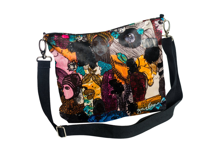 Stylish Crossbody & Cosmetic Bag – Handmade, Durable Polyester by Garbanota at www.brixbailey.com