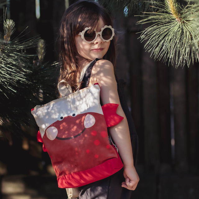 Crab Toddler Backpack – Durable & Playful for Young Explorers by Muni at brixbailey.com