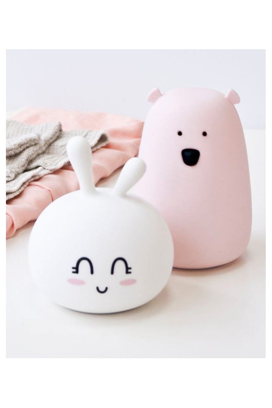 Bunny Night Lamp – Safe, Soft LED Light for Kids' Comfort by Rabbit & Friends at brixbailey.com