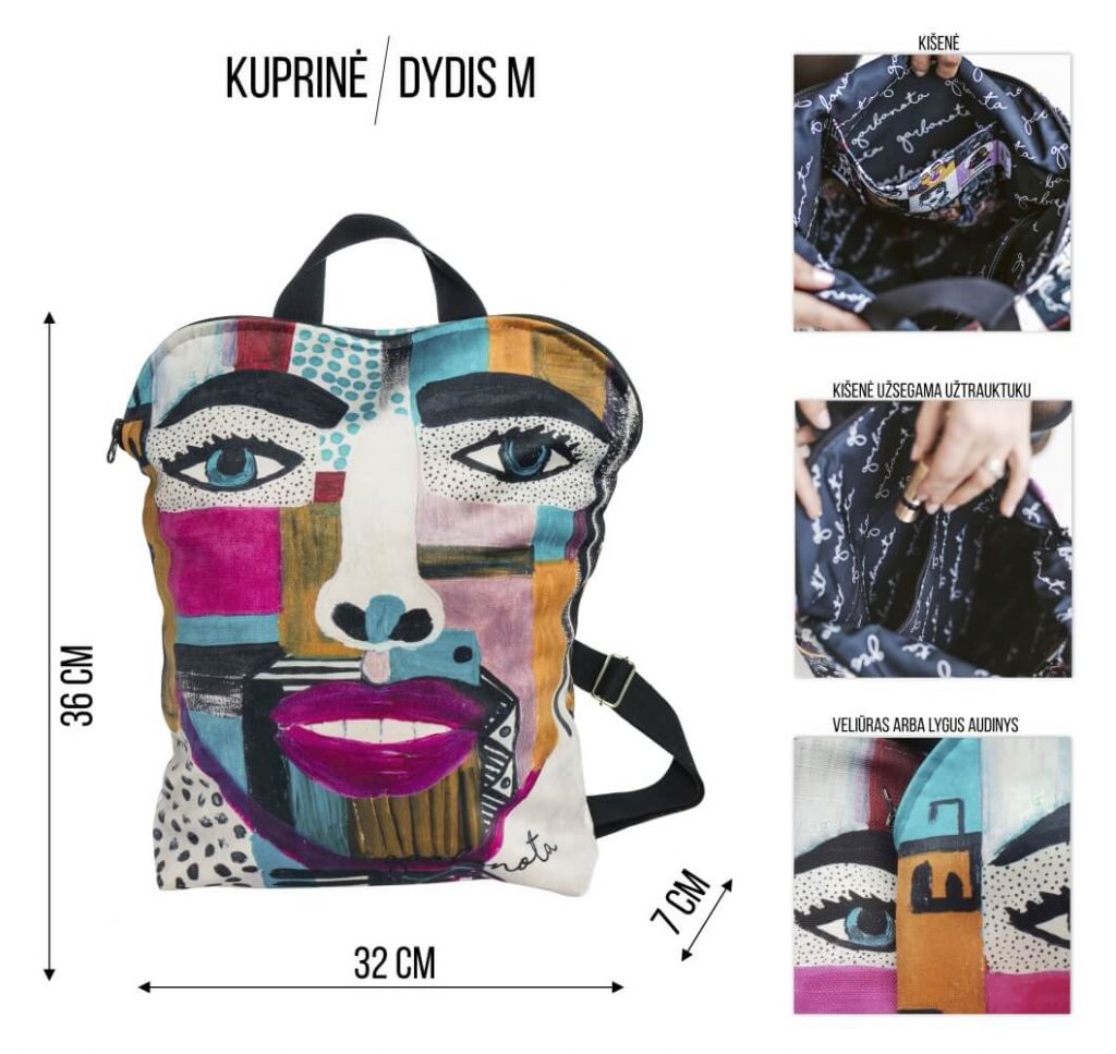 Garbanota Artist-Designed Backpack - Lightweight & Unique Style by Garbanota at www.brixbailey.com