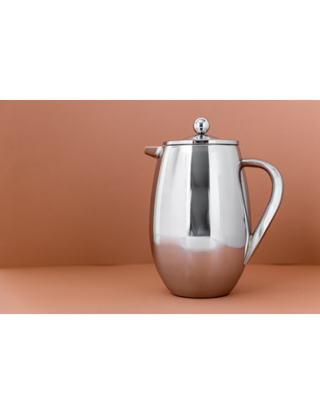 Elegant French Café Style Stainless Steel Coffee Maker – Gift Ready by La Cafetière at www.brixbailey.com