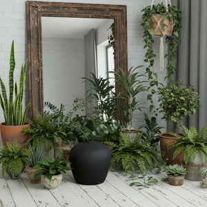 Matt Black Astral Vase