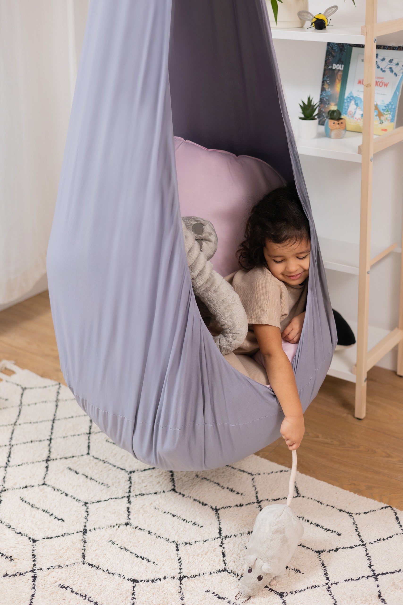 Large Cocoon Hammock "Silver Bunny"