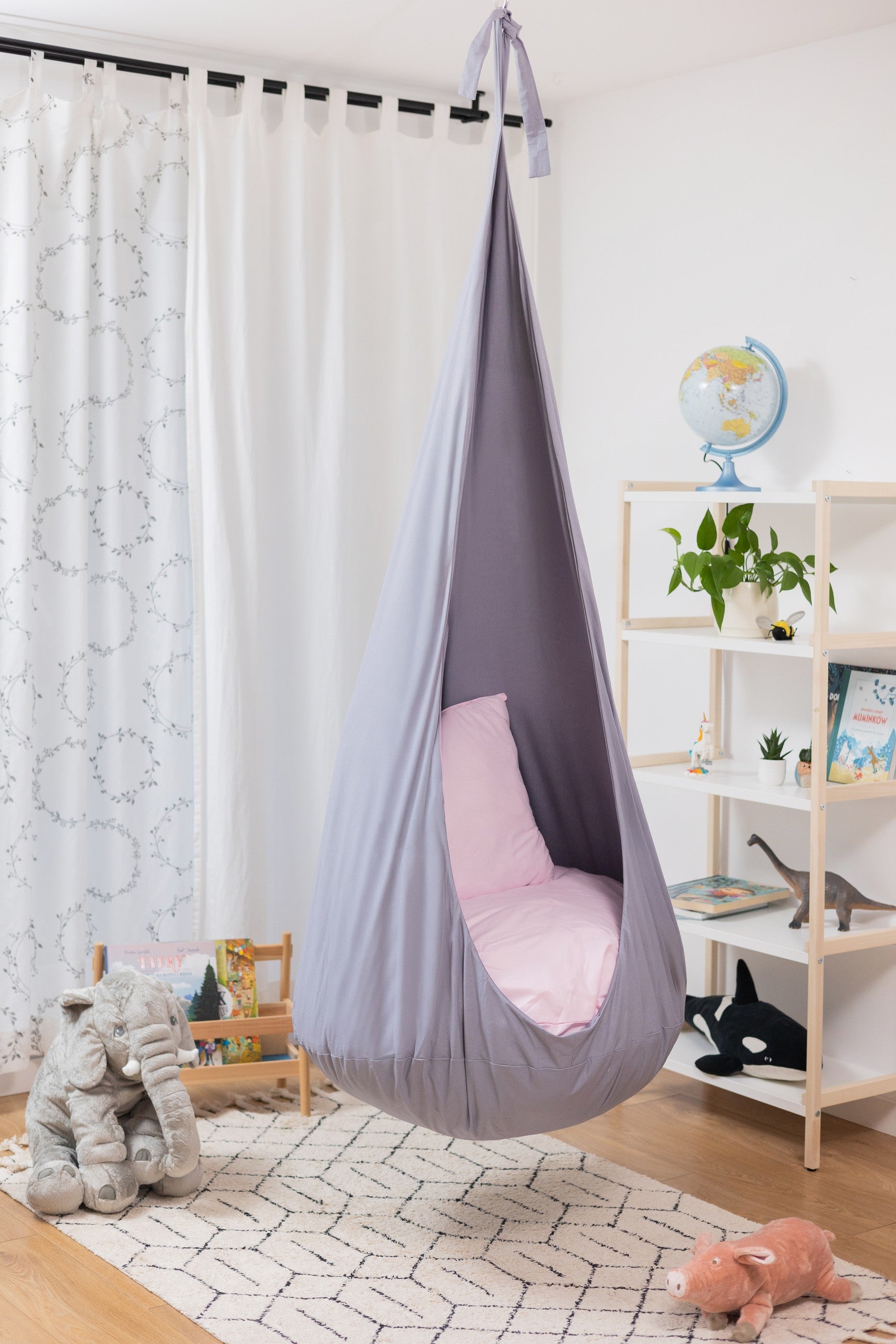 Large Cocoon Hammock "Silver Bunny"