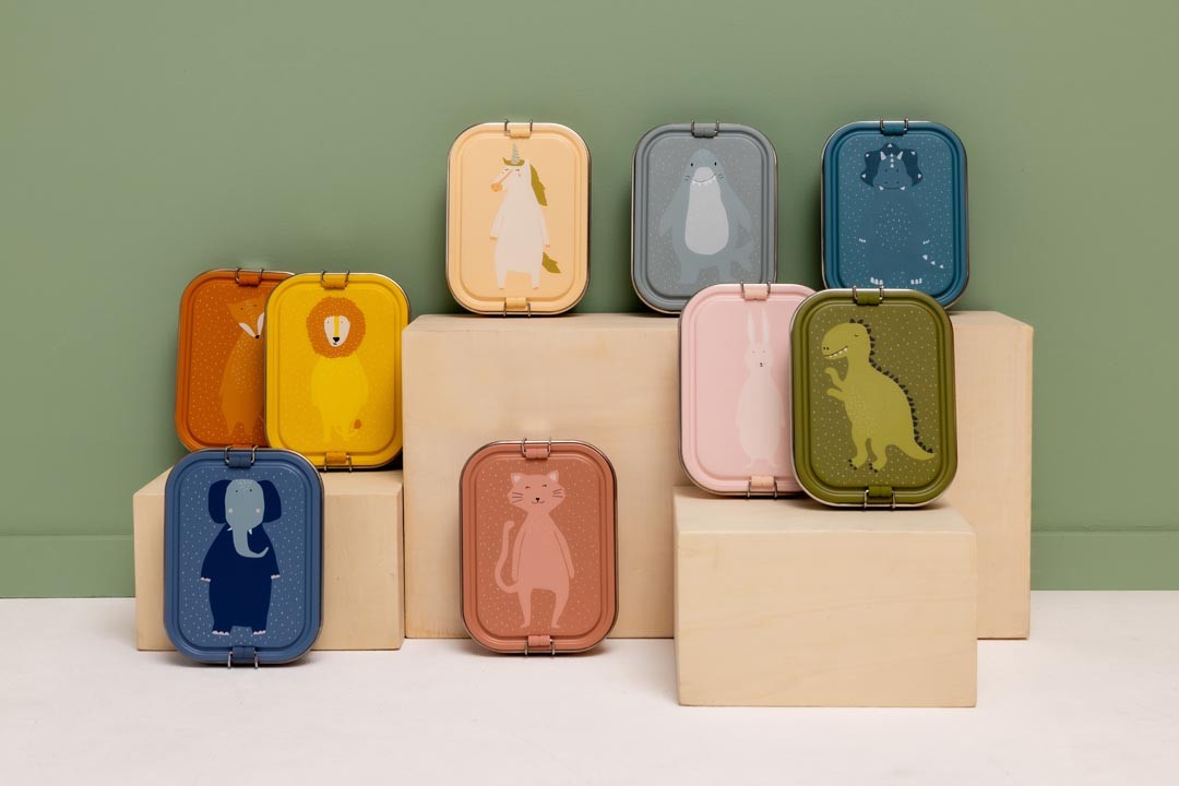 Enjoy Mealtime with Our Animal Friends Lunch Box by Trixie Baby at www.brixbailey.com