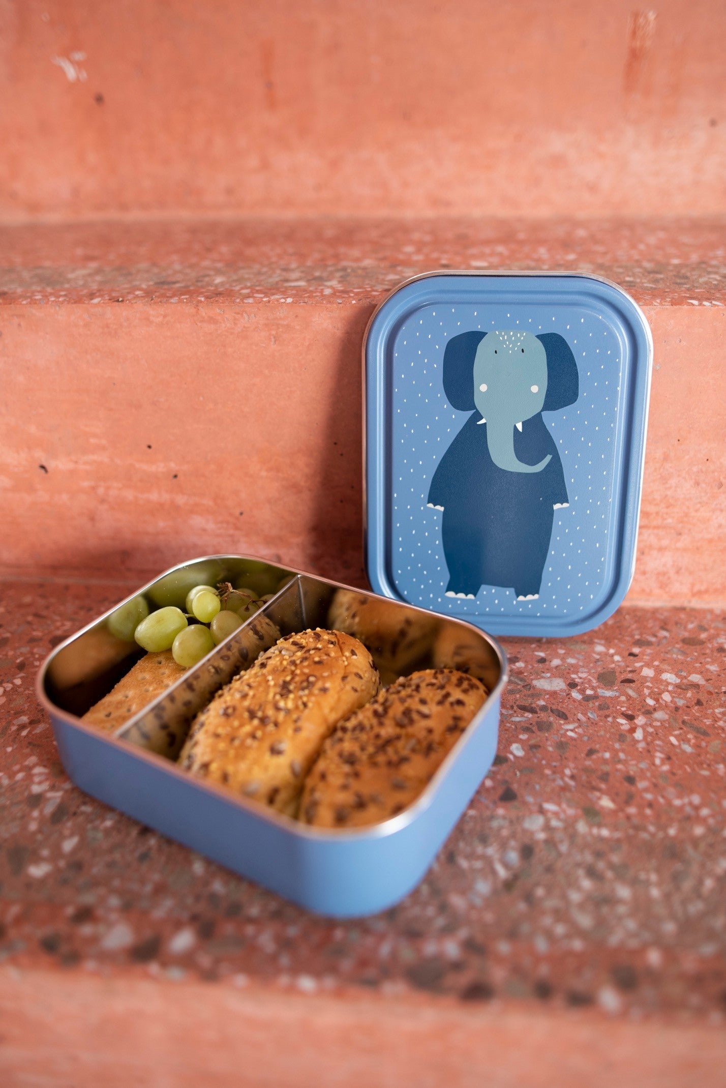 Durable Stainless Steel Lunch Box for Kids - Fun & Safe Food Storage by Trixie Baby at www.brixbailey.com