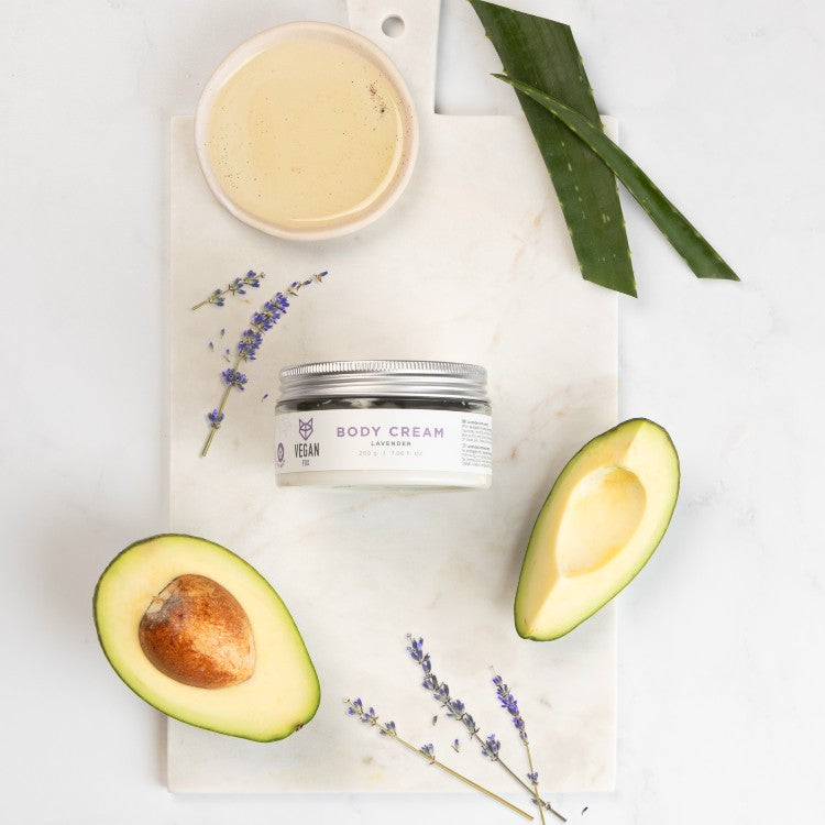 Lavender Body Cream with Vitamins C & E – Vegan & Cruelty-Free by Vegan Fox at www.brixbailey.com