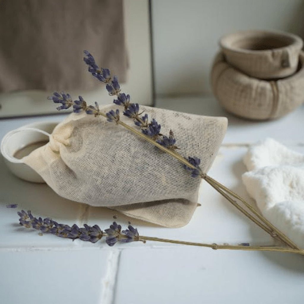 Lavender Moth Repellent Sachet with Mineral Salts