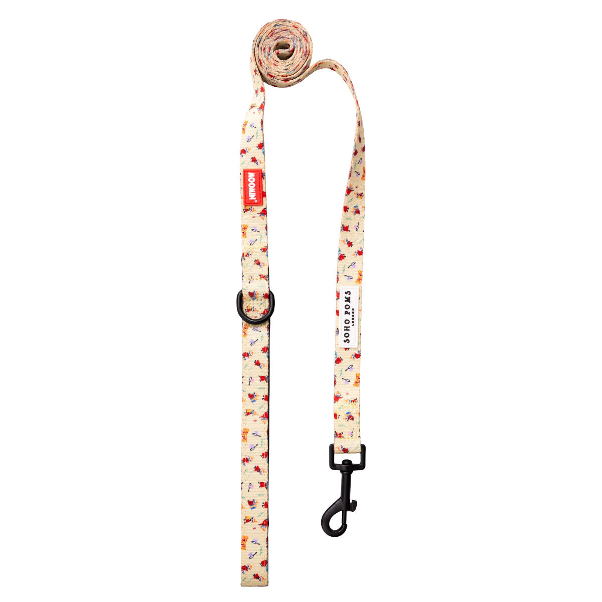 Moomins Yellow Sunrise Dog Lead by Soho Poms