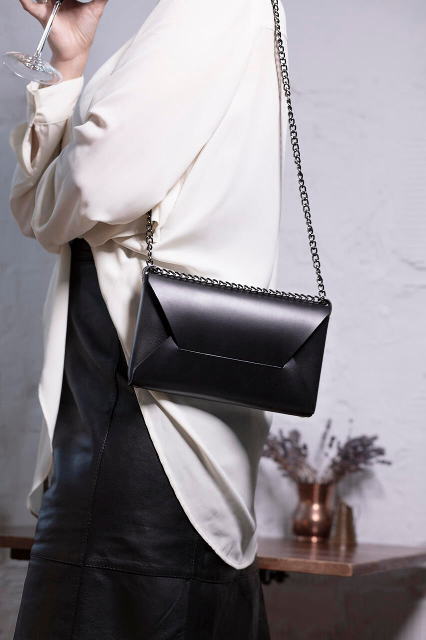 Stella Soomlais Evening Bag – Elegant & Eco-Friendly Leather by Stella Soomlais at brixbailey.com