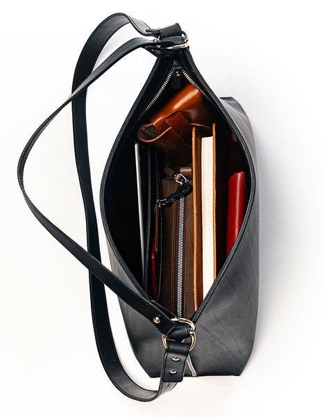 Sustainable Leather Shoulder Bag – Stylish & Eco-Friendly by Stella Soomlais at brixbailey.com