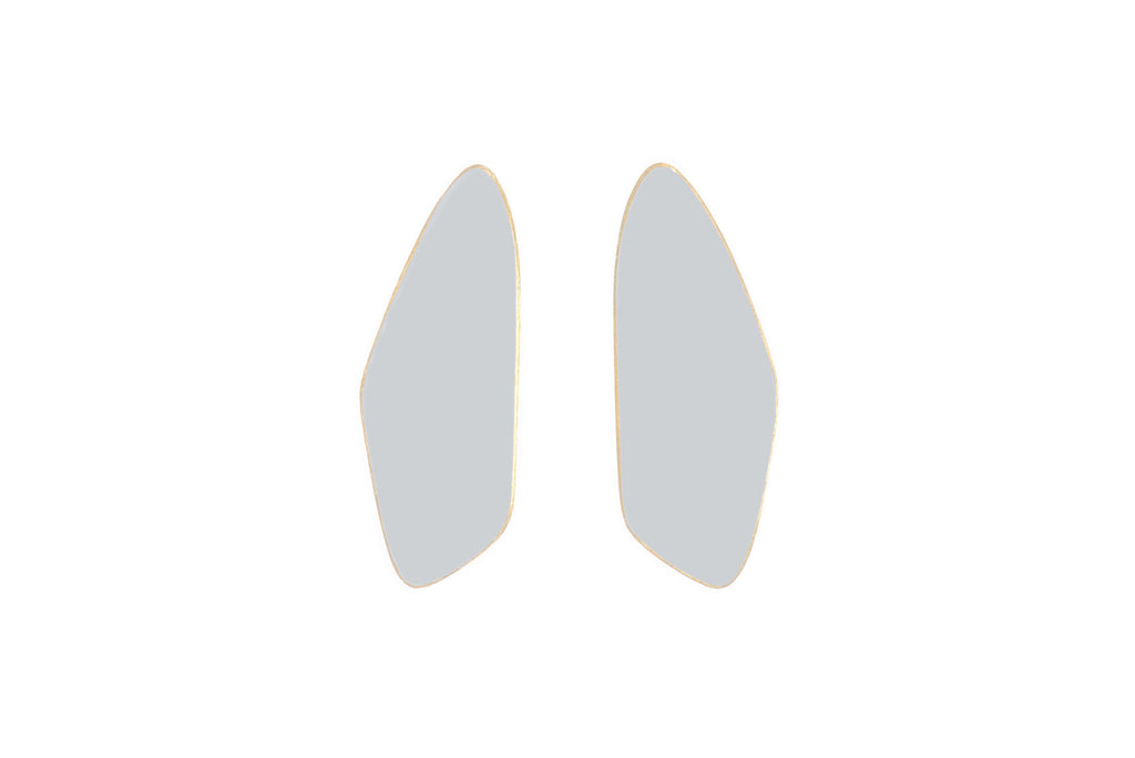 LEAVES Organic Shaped Earrings - Modest & Striking Jewelry by Lisa Kroeber by Lisa Kroeber Jewellery at www.brixbailey.com
