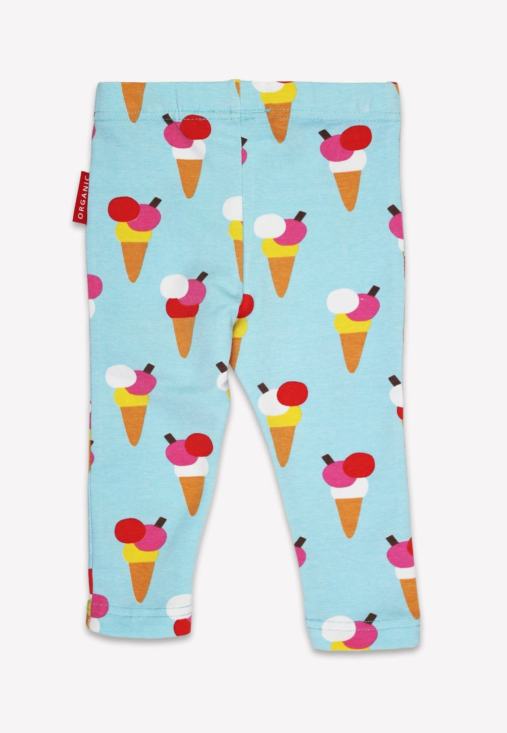 Organic Ice Cream Cones Print Leggings for Kids