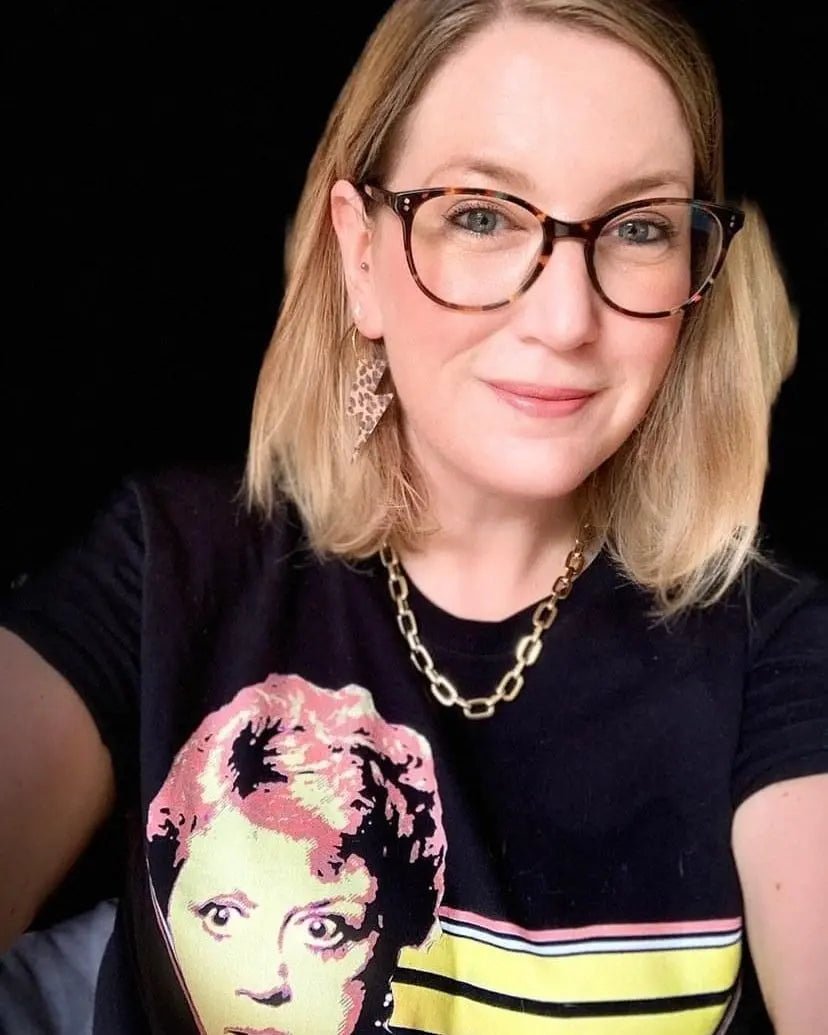 Leopard print lightning bolt earrings