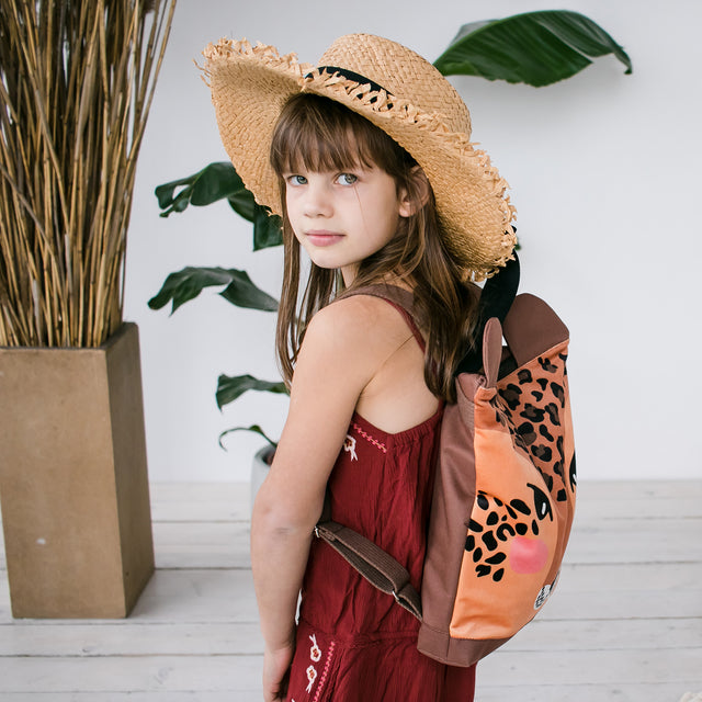 Toddler Leopard Backpack – Durable & Playful for Adventures by Muni at brixbailey.com