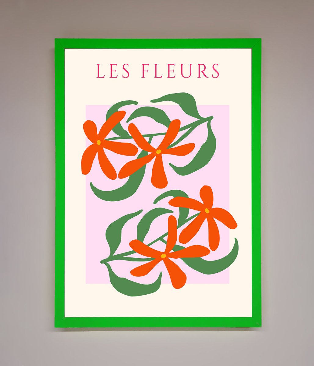 Les Fleurs Framed Print