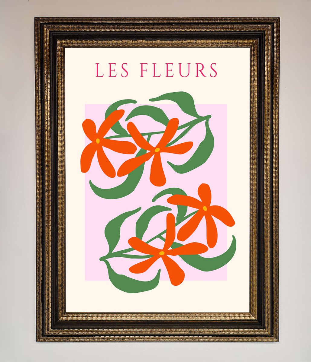 Les Fleurs Framed Print