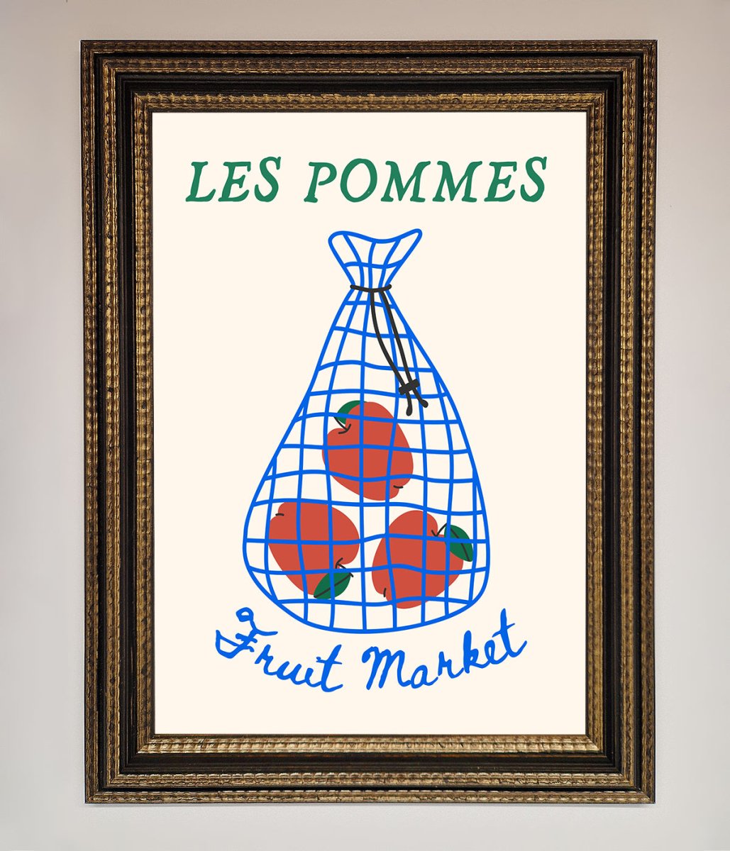 Les Pommes Framed Print